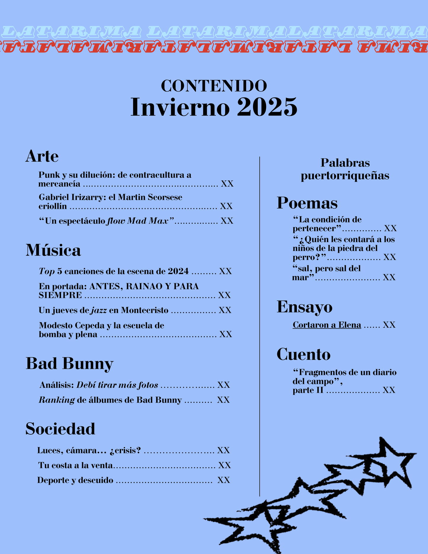 La Tarima (Vol. 5 Invierno 2025)